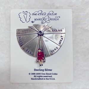 One Eyed Collie “Mood Swing” Pin